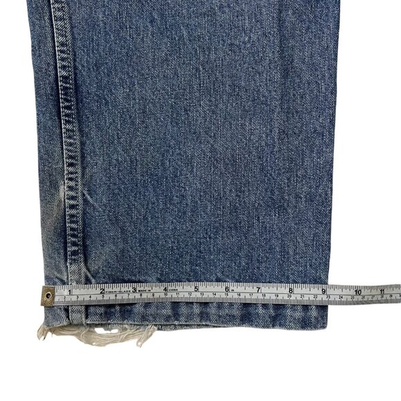 Vintage Abercrombie & Fitch Mens Carpenter Wide Leg Jeans Medium Wash Size 32L - Picture 16 of 16